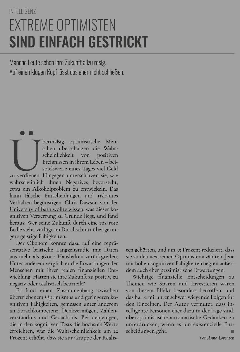 Was wir schon immer über Grüne &amp; Linke gewußt haben, nun von DIE Wissenschaft bestätigt.
Quelle: Spektrum Psychologie