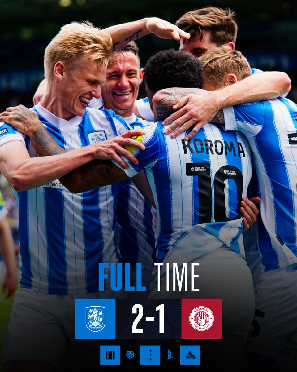 +3 at home.

Up The Town 💙

#htafc