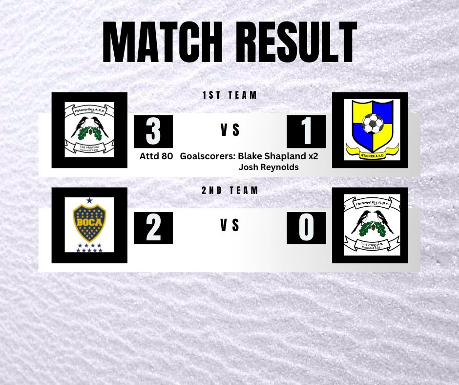 Hafc125's tweet photo. And the good run carry’s on 
Full time and a Holsworthy win https://t.co/XGvTPzsy5G