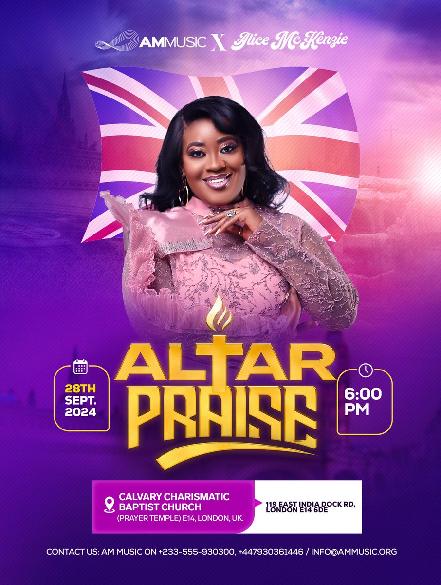 London!! Alter Praise from AM Music and <a href="/alicemckenzie_a/">Alice Mckenzie</a> is coming your way in 28th September.
