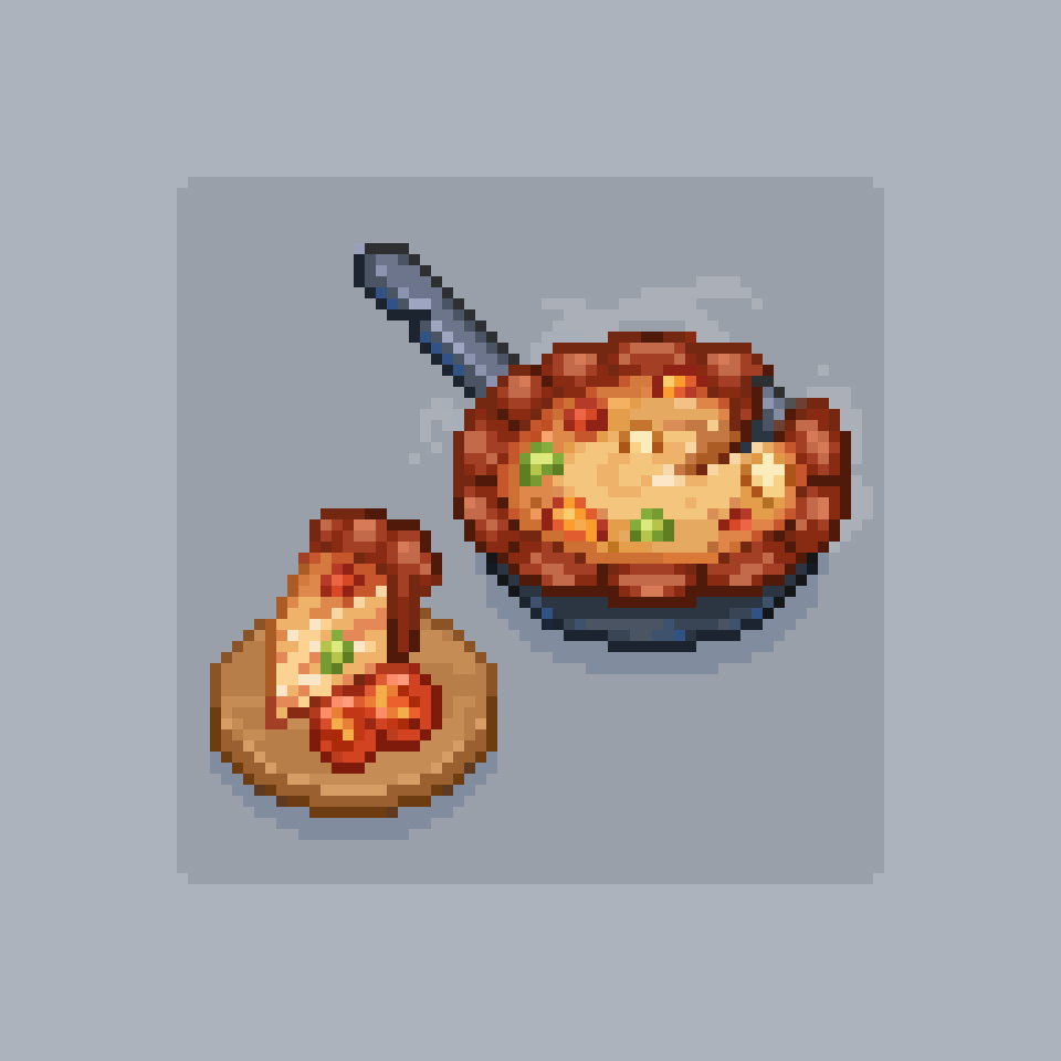 vnticpixels's tweet photo. Dungeon Meshi Man-Eating Plant Tart! #dungeonmeshi https://t.co/uzyjKQmAvS