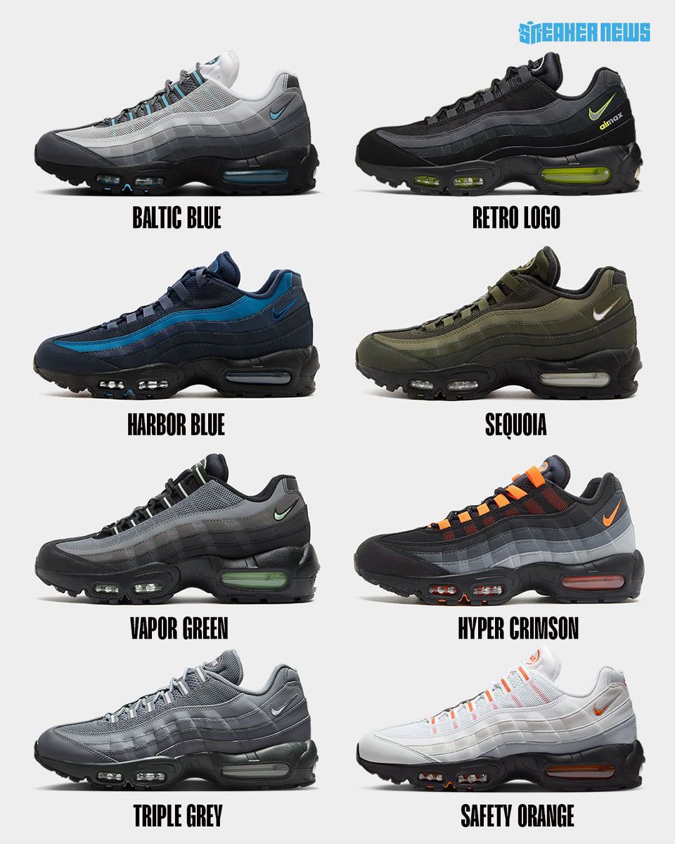 best nike air max 95 colorways