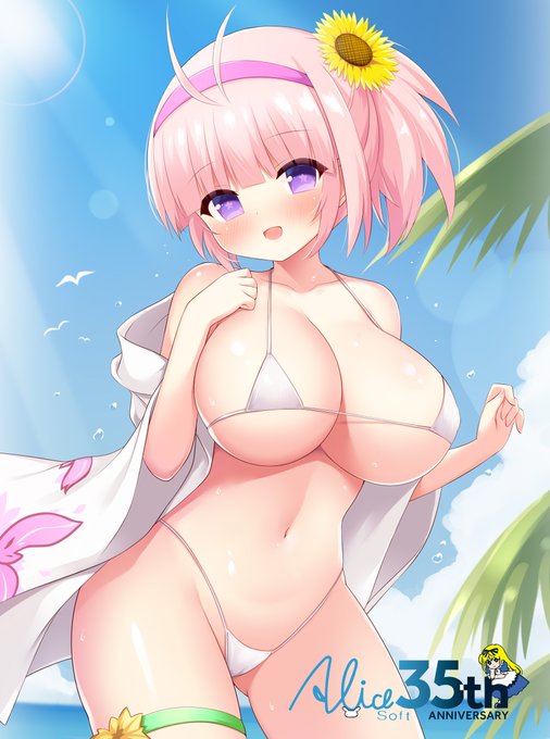 超昂大戦の真夏のチルカです、マイクロビキニ…(*'Д`)ハァハァ
アリスソフト35周年おめでとうございます🎉
#アリスソフト35周年アートコンテスト
#イラスト部門 