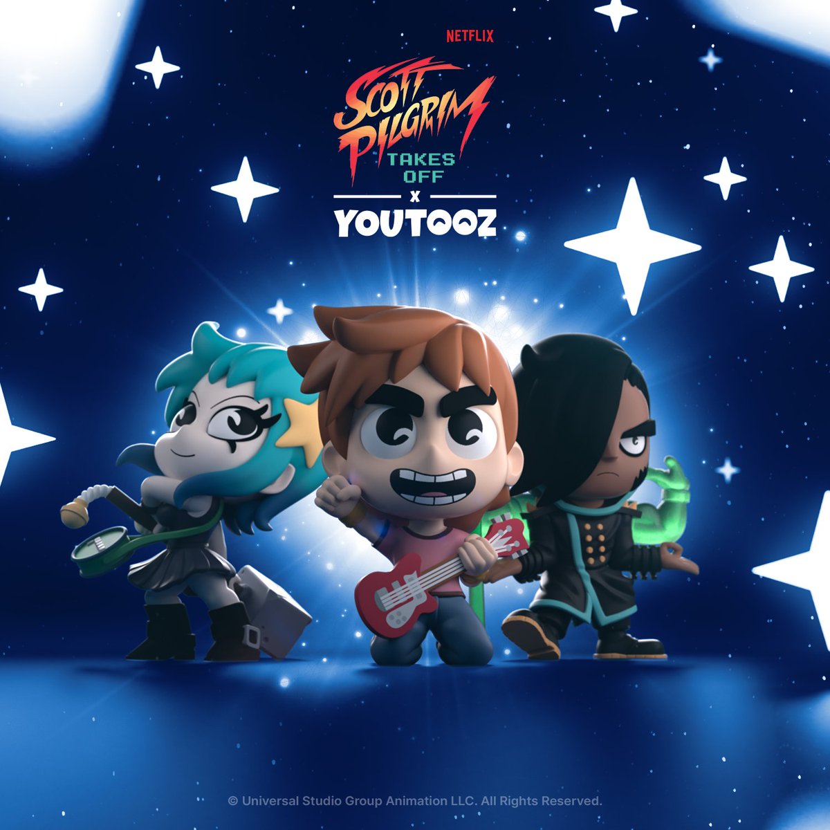 youtooz's tweet photo. wanna go out some time? 🎸

youtooz x #ScottPilgrim drops august 23rd at 3pm est 🚀 https://t.co/m7YfuGZqCi