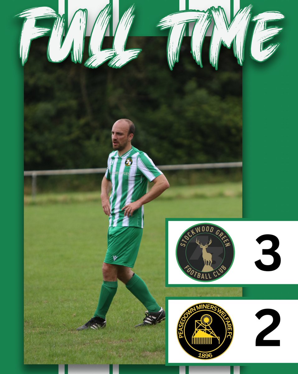 🌲| #SGFC beat <a href="/PeasedownMW/">PeasedownMW</a> 3-2 at The Fish Bowl thanks to goals from Billy Coombs, Harry Templeman and Sam Thomas!

🟢⚪️