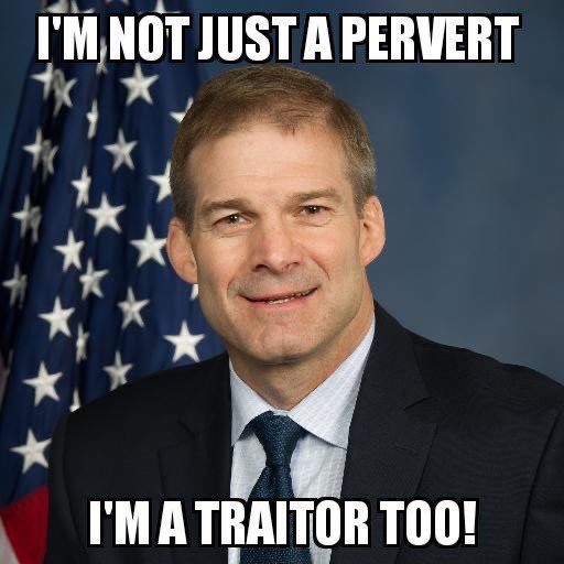 kinley_brenda's tweet photo. @LqLana Gym Jordan should be in prison, not the House!!! 
#TraitorJordan https://t.co/C9Ej0D8Hyv