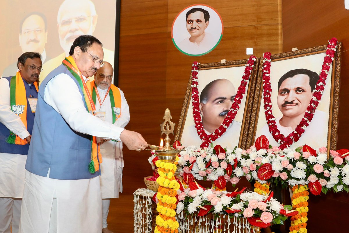 JPNadda's tweet photo. Presided over the BJP National Membership Campaign-2024 workshop at BJP headquarters in New Delhi today.

The campaign, set to launch on September 1st, aims to enroll over 100 million individuals as members of the Bharatiya Janata Party. Membership will be accessible through four channels: missed call, QR code, NaMo app, and the https://t.co/EoGAFnsPeq website.

This comprehensive campaign will engage everyone, from top leadership to booth-level workers, and will offer every segment of society the opportunity to connect with the Bharatiya Janata Party. Guided by Hon'ble PM Shri @narendramodi Ji's principle of ‘Sabka Sath, Sabka Vikas, Sabka Vishwas, Sabka Prayas’ it promises to be an inclusive initiative that unites people under our shared vision.