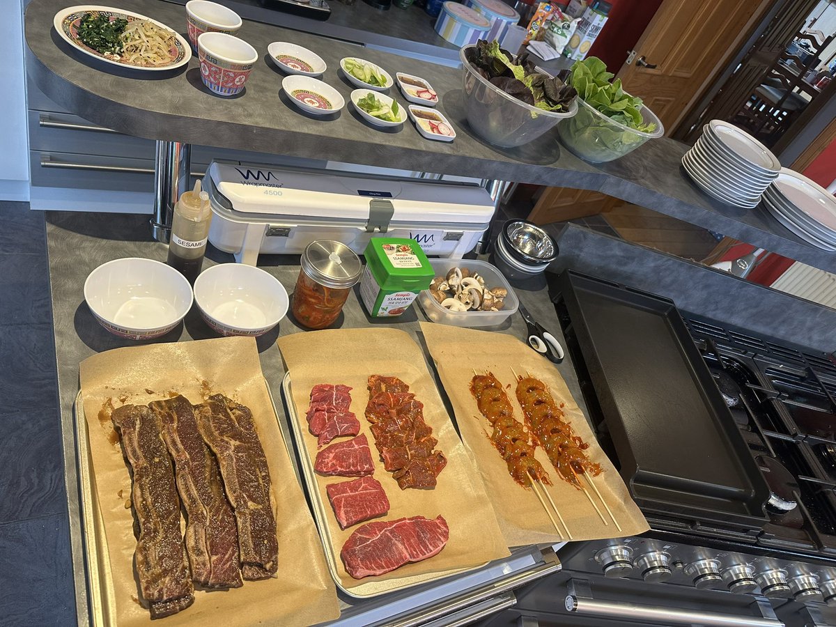 Mmmmm almost ready for some Korean BBQ at home :D