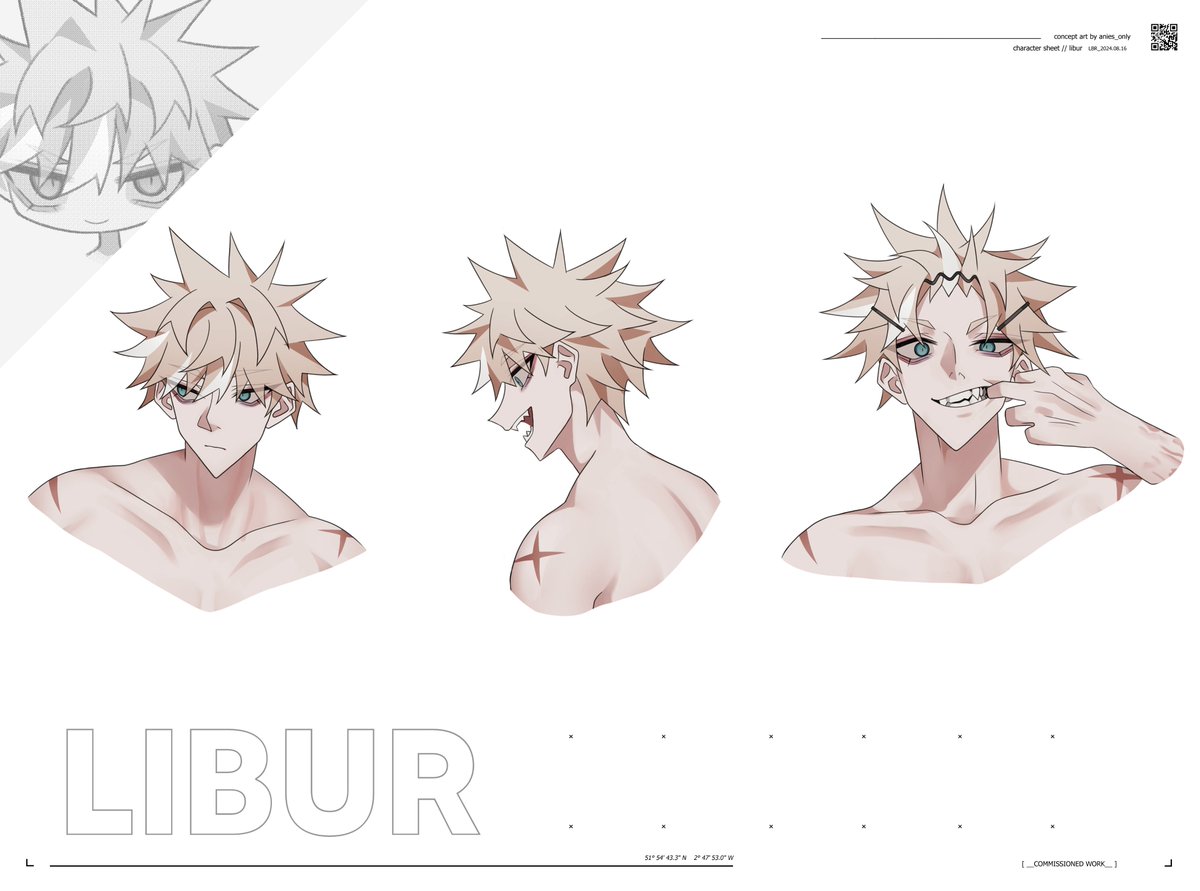 Anies_only's tweet photo. Character sheet commissioned by @Ex_RogueVT ⚒️

Thank you for your request! It's been a while since I've had the chance to work on a refreshing concept 🥳 https://t.co/YuB9jrqqq9