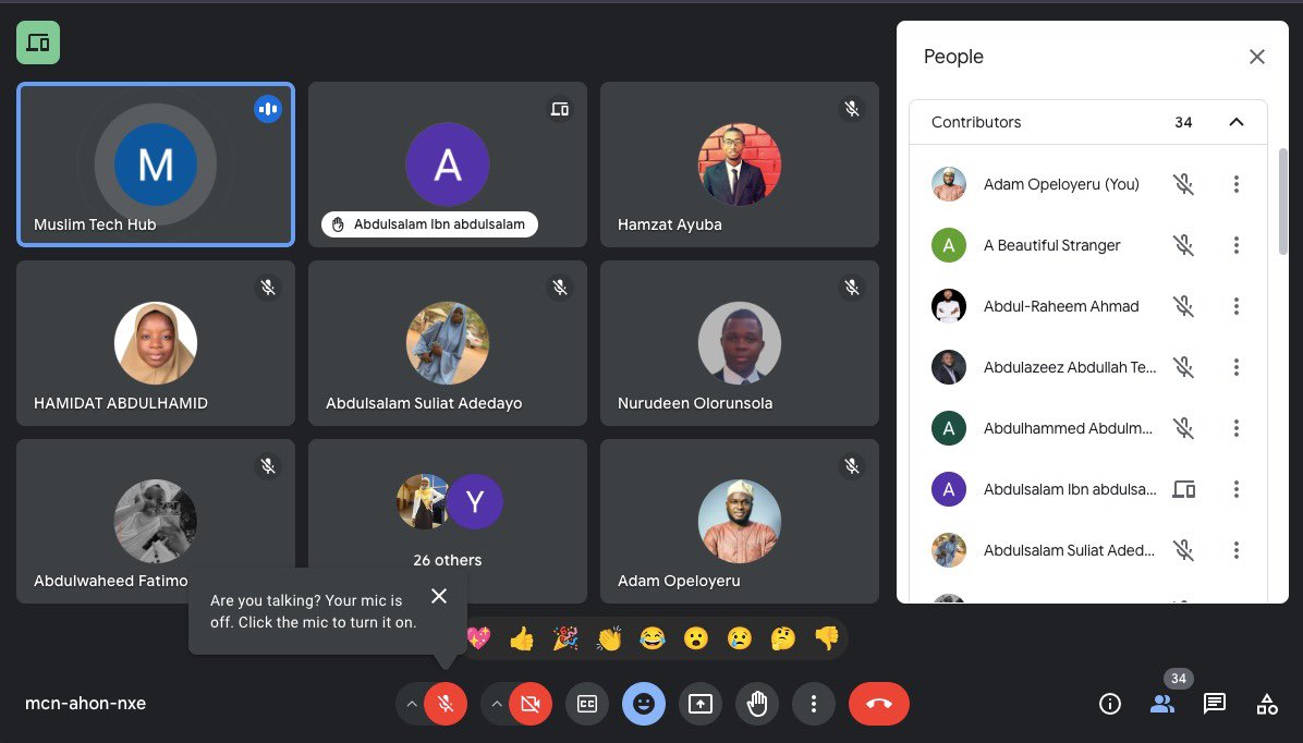 The wait is finally over!

The Data Management and Analytics training has finally kicked off today! 

From over 2000 applicants, the 50  selected trainees are onboard. We're committed to building a strong data ecosystem within the Ummah. 

Stay tuned! 📉 

#UmmahTech