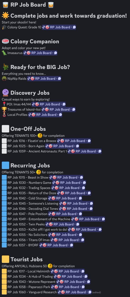 Sully_Kiwi's tweet photo. Been putting in some work on my colony in the #GalacticHub, Rattlespine Park. A whole new job board is live with new missions for tenants and tourists alike! Join us on the GHUB discord to get started ๐ค
#NoMansSky https://t.co/dhHeqIV3Iq