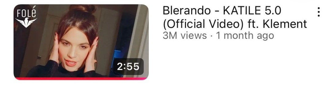 zazzaperju's tweet photo. Kush e dinte qe 5 muaj me vone keta 3 do te kishin nje kenge se bashku 🤣💜
URIME 3 MILION VIEWS 👏
#blerando #shqipehysenaj
#klement #katile https://t.co/QDWslGULfN