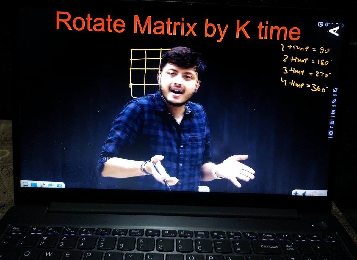 CodeCraft28's tweet image. 🚀💻Day 32 of #100DaysOfCode! Tackled rotating an image matrix k times today. Twisting and turning those pixels was a fun challenge. 🧑💻#codinglife #matrixrotation #DSA #learntocode #journey #codecraft28