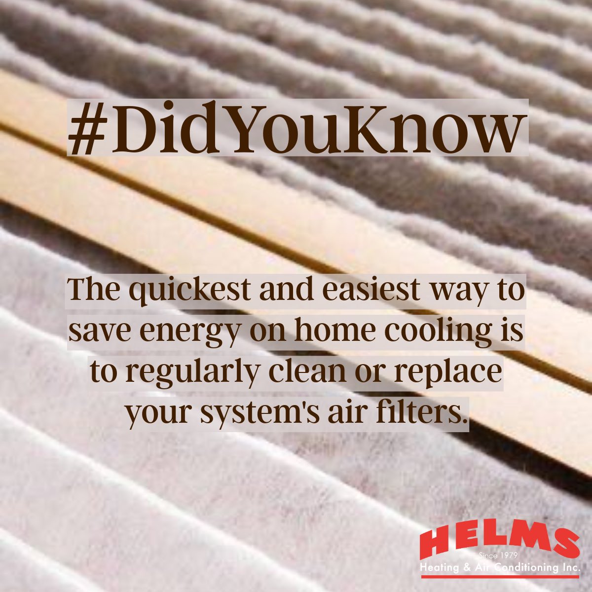 HelmsHVAC's tweet photo. #hvac #didyouknow https://t.co/G4WR3Cjxz4