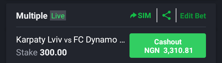 HARRE001's tweet photo. Your Cash out is now 11x your staking thanks brothers https://t.co/KczMFnSdAu