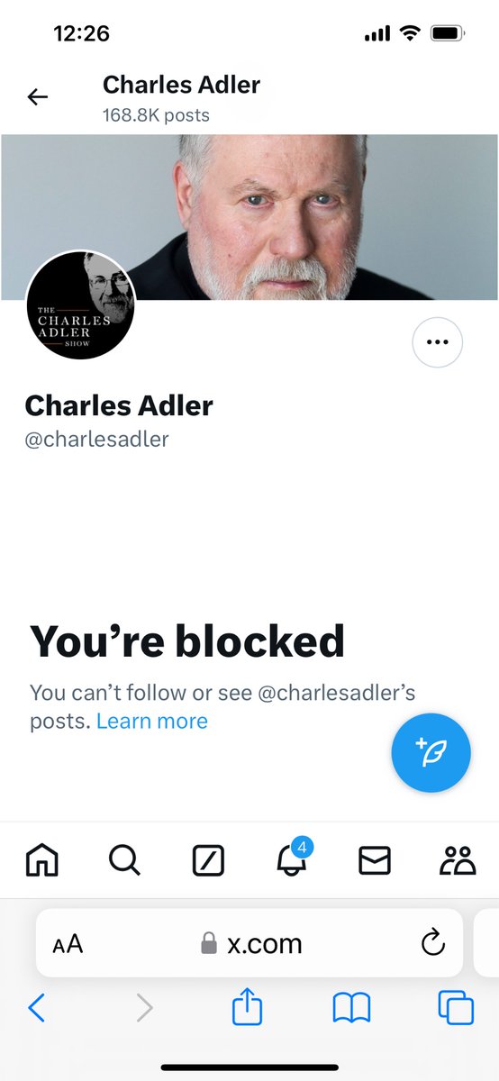 bgirl3_0's tweet photo. @miket136 @charlesadler Chucky blocked me a while back. #LiberalShill https://t.co/ooM9XpFSYC