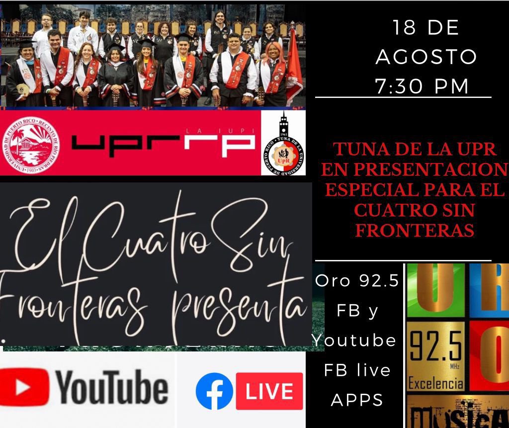 ¡No se lo pueden perder! Sintoniza mañana Radio Oro 92.5 📻🎶