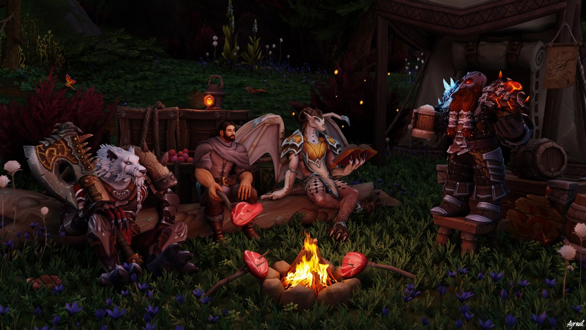 "Comfortable rest after the keys"

Finally I was able to do something after a long time))

#WorldofWarcraft