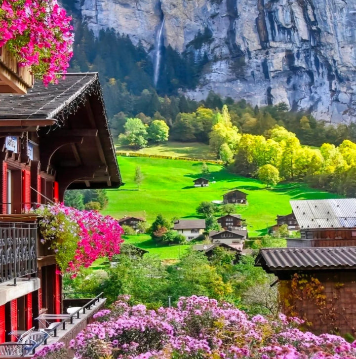 KssiAs886's tweet photo. Turn up the filter on your phone and it will be very beautiful, haha
# beautiful scenery # switzerland https://t.co/XBGHIBktcA