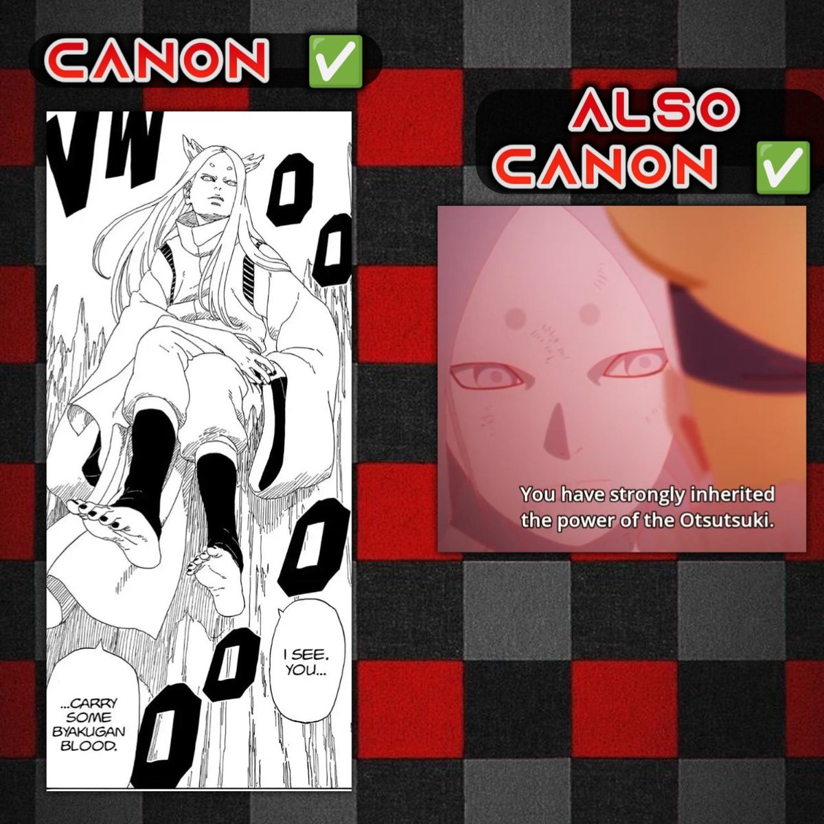 Now it makes sense why there are anime canon events in the story that many people consider filler.

The timelines from the anime and manga are different with the Jougan being a living proof of it.

Kishimoto Cooked With Chapter 13 🔥
#BorutoTwoBlueVortexCh13 #BorutoTwoBlueVortex