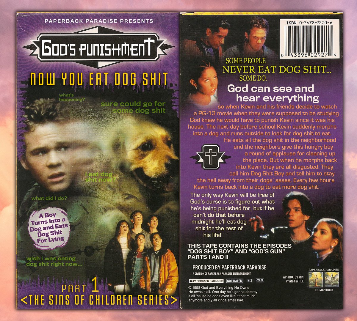 paprbckparadise's tweet image. book to vhs adaptation