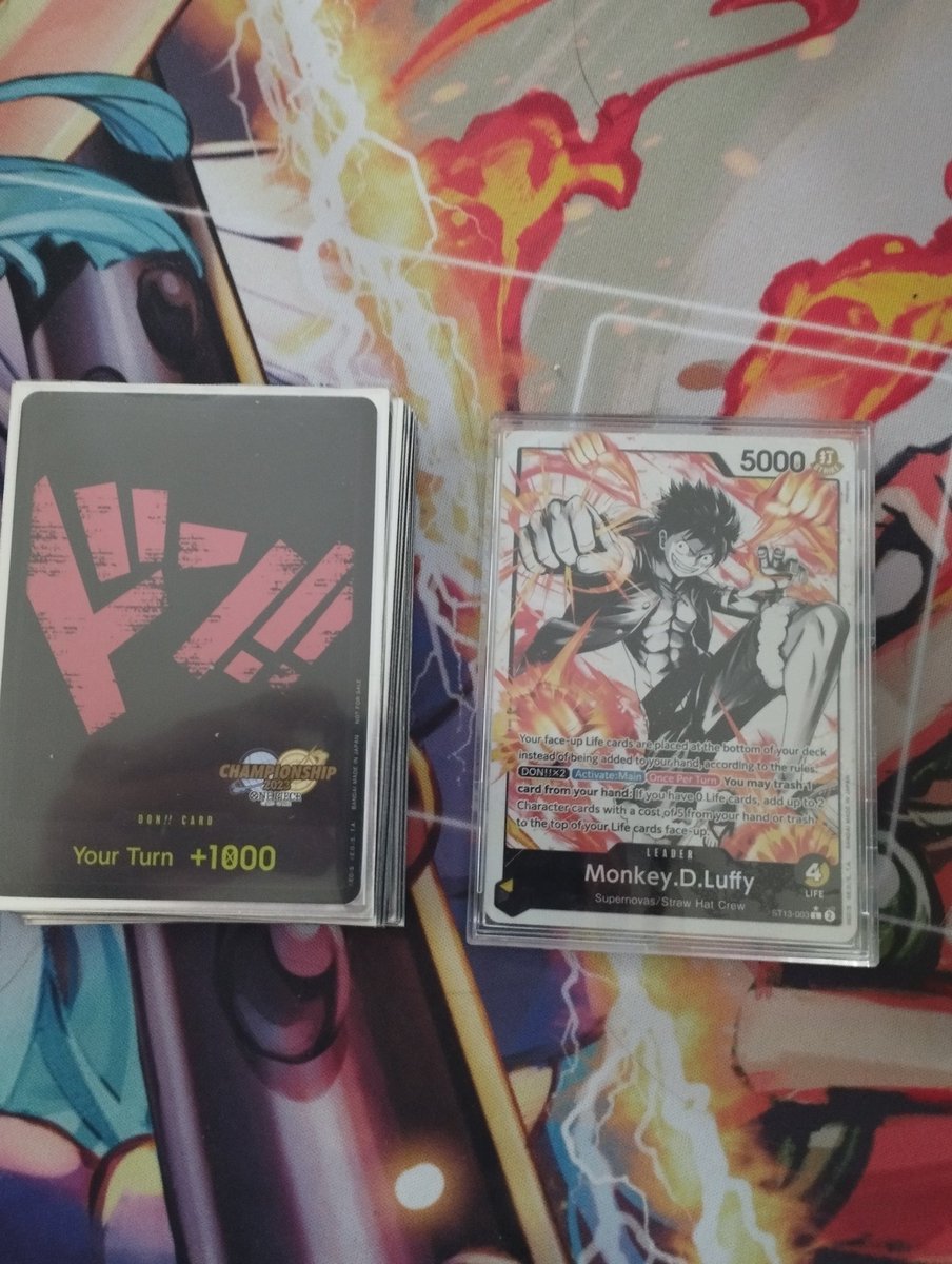 NoHeroes online treasure cup went 9-1 with BY Luffy!! Let's 🙏 for top 8!! 

Second 9-1 placement and couldn't be happier :)