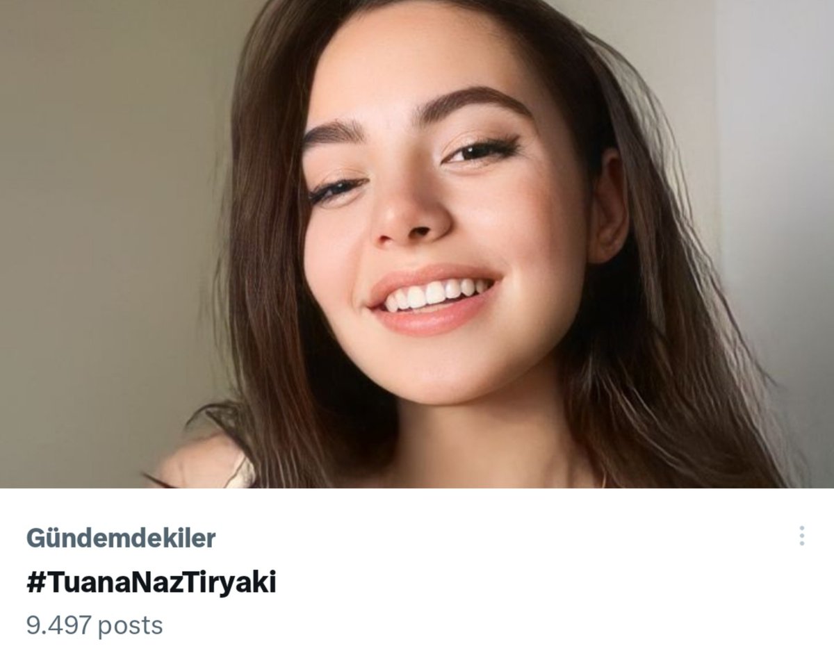 diziseyircisi's tweet photo. #TuanaNazTiryaki , 9.4B tweet ile Türkiye gündeminde yer alıyor💥 https://t.co/qrRCI9sHfO