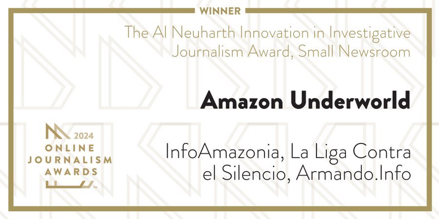 BramEbus's tweet photo. This one is ours, as @AmazonUworld won the @ONA Al Neuharth Award for Investigative Journalism yesterday 👇🥳💥 https://t.co/Jy8hxk5Pal