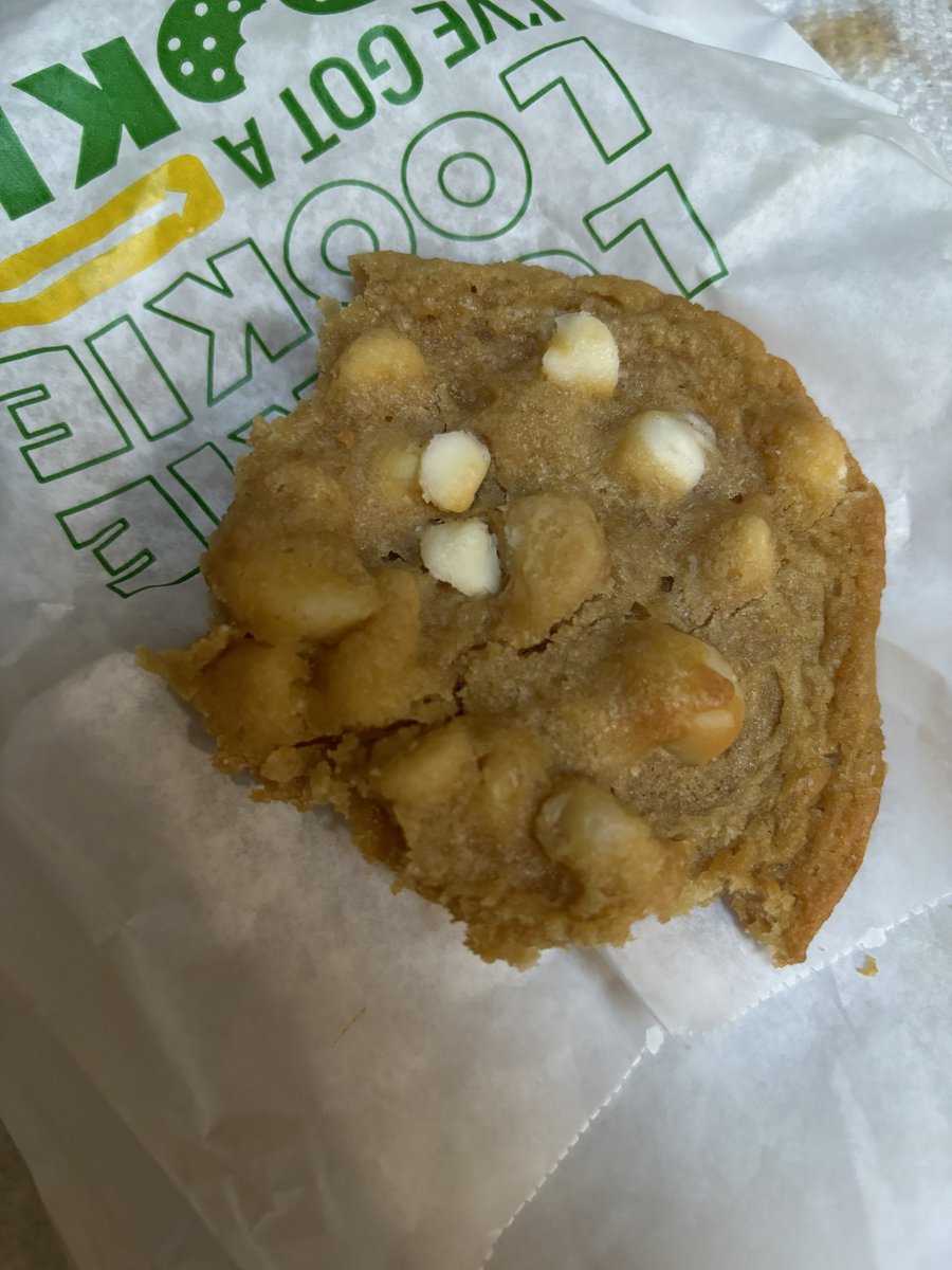 these subway white chip cookies saved my life, the person who invented them deserves the best top ever