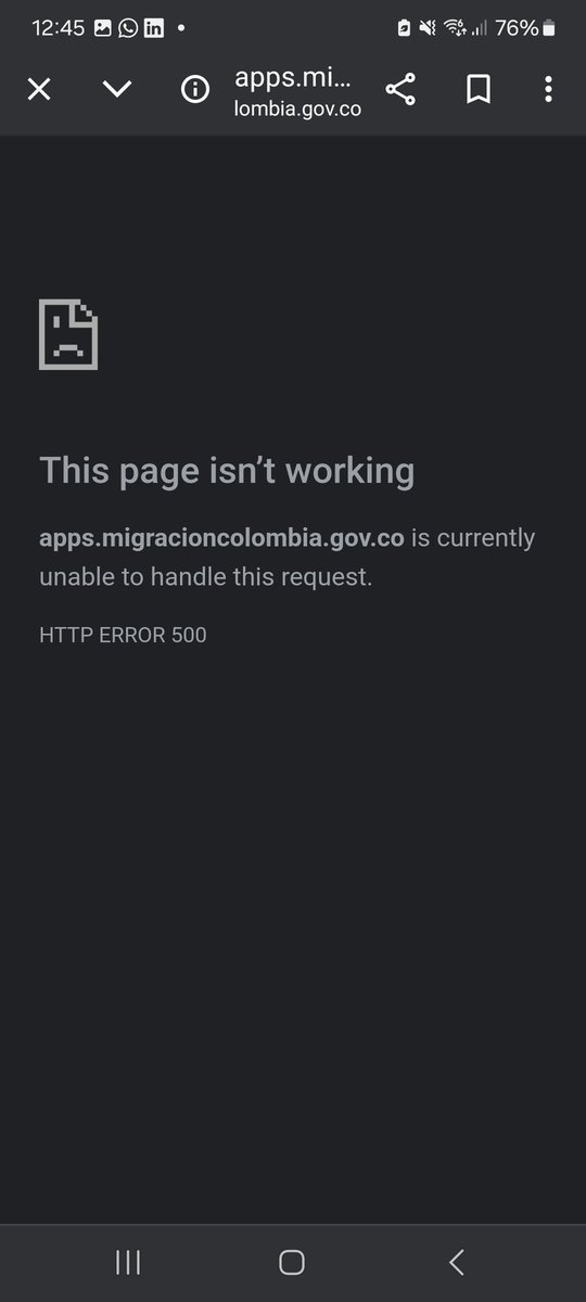 pili136's tweet photo. @MigracionCol Llevo dos días tratando de hacer mi check mig y la página no funciona. Tengo vuelo esta noche que puedo hacer? https://t.co/EKeiU48PY4