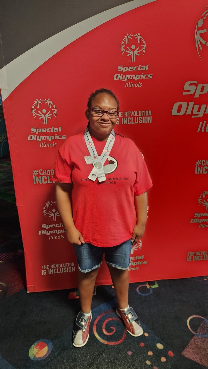 Congratulations Sydney!  4th place in Division F08 at today's Special Olympics Illinois - Region A bowling tournament.  

 #ohathletics #soill #specialolympicsillinois #specialolympics