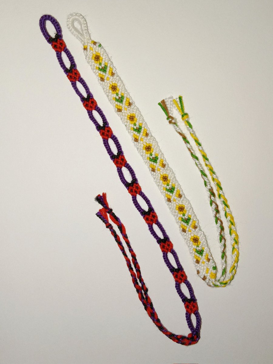 Savanna88017729's tweet photo. 🌻🐞New Ladybug and Daisy Bracelets🐞🌻
I made these bracelets for summer, and I absolutely love them. They're so colorful and fun! ☺️
These are patterns #145574 and #159773 on Bracelet Book
.
.
#ladybug #flower #daisy #bracelets #craftaddict #crafts #craftart #homemade https://t.co/v5e6QaIAfs