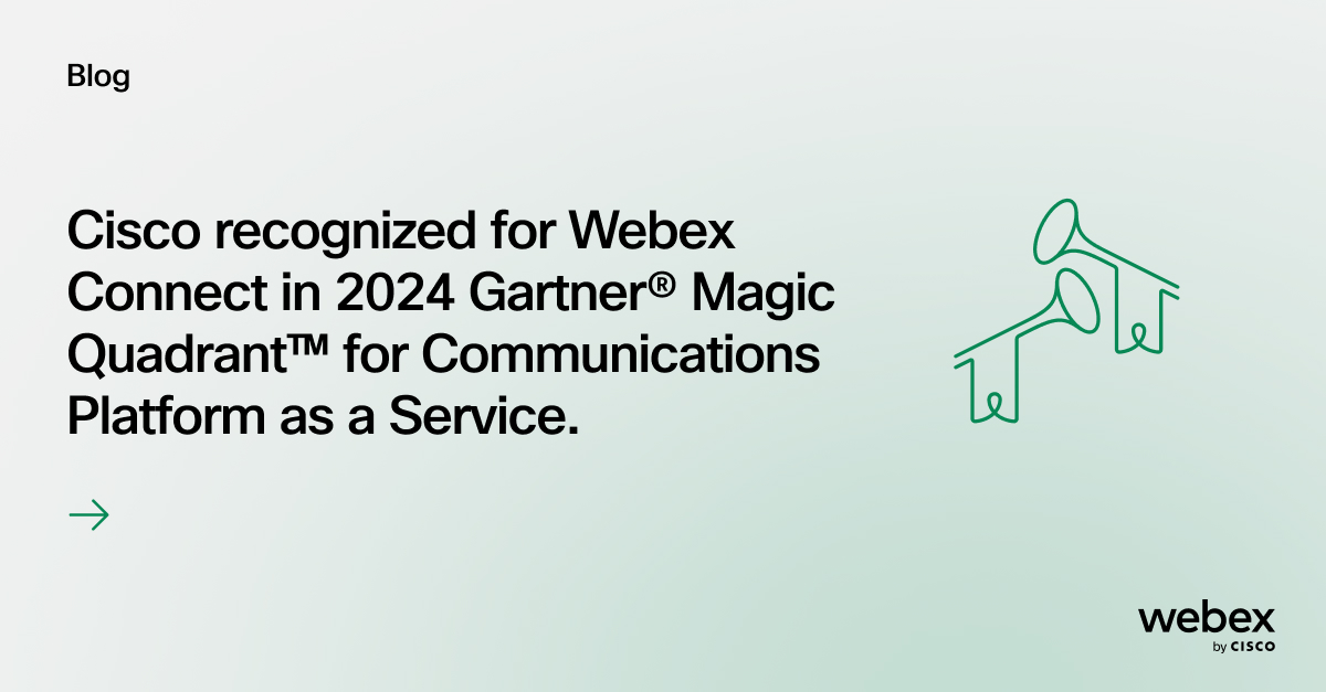 kamoras95's tweet photo. The latest 2024 Gartner Magic Quadrant™ positions Cisco in the Visionaries’ quadrant for ability to execute and completeness of vision. Discover the Gartner Magic Quadrant for CPaaS: https://t.co/wuzld8FwSD https://t.co/e6FeCXoc65