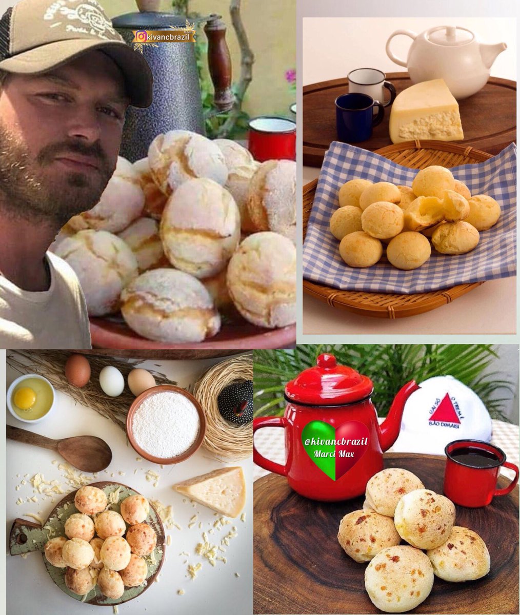 MarciMax1's tweet photo. Dia do Pão de Queijo 🧀
Iguaria dos brasileiros e que conquistou o mundo😋
Surgiu nas cozinhas de #MinasGerais #Brasil no século XVIII. A grande e maravilhosa alquimia do polvilho, queijo, ovos, sal e oleo.🌟💚🇧🇷❤️🇹🇷
#cheesebread #paodequeijo #kivanctatlitug #kıvançtatlıtuğ https://t.co/uN4iZtq6ti