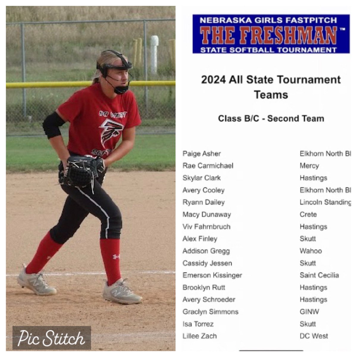 Congrats to our Kristyn Hayduk and Lillee Zach for making Freshman State All Tournament Teams.  <a href="/KHayduk24091/">Kristyn Hayduk</a> <a href="/LilleeZach/">Lillee Zach</a> #GoldDNA #NeGoldZach