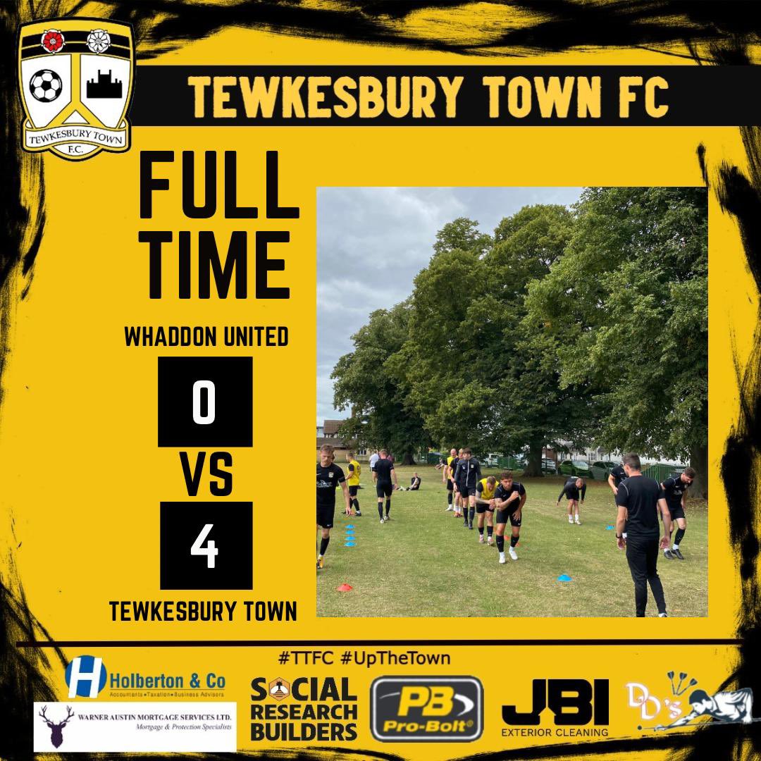 TewkesburyTown's tweet image. TTFC 4 - 0 @whaddonuntied 

After a very quick turn around, our 1st team returned to Whaddon Rec today, to take on Whaddon United in our second league match.

A solid first half saw the lads go in 1-0 at half time.