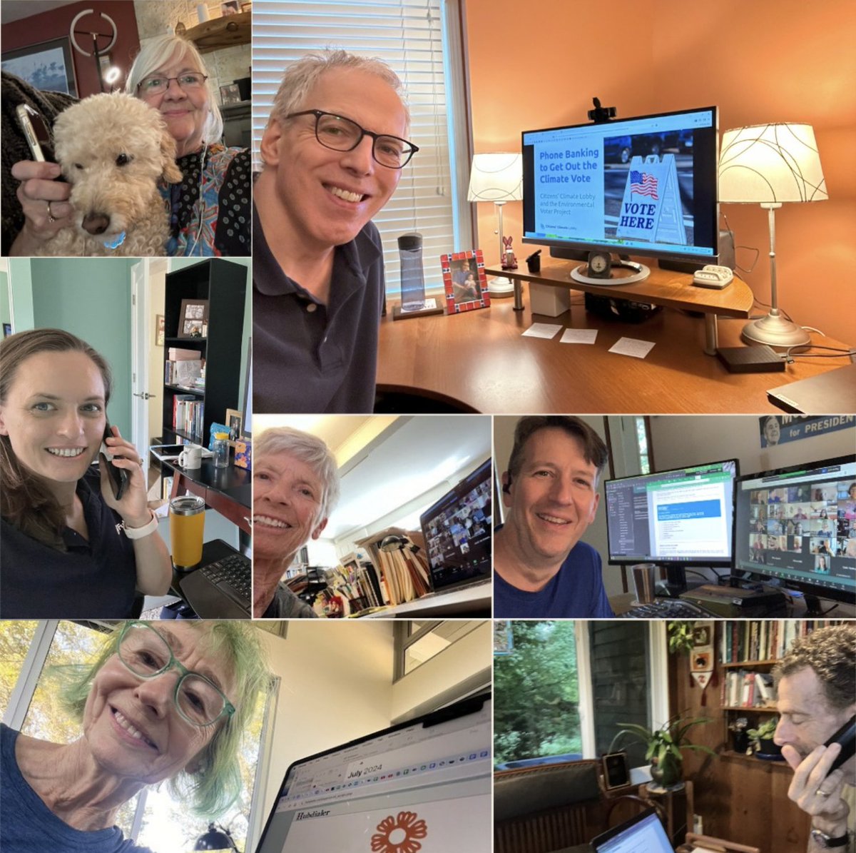 For months, CCLers have called people across America to make sure they have the right information on how to vote in the upcoming election 💪 Thanks to our partners at <a href="/Enviro_Voter/">Environmental Voter Project</a> for the help! Learn more and get involved at cclusa.org/phonebanking ☎️