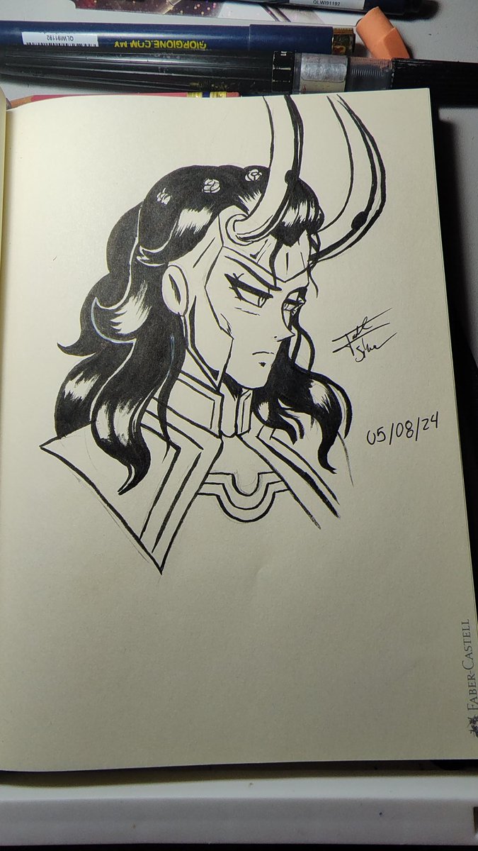 Jadysilver's tweet photo. Prácticas que he hecho de entintado ^^

#drawingart #traditional https://t.co/t5mbdJJ2j9