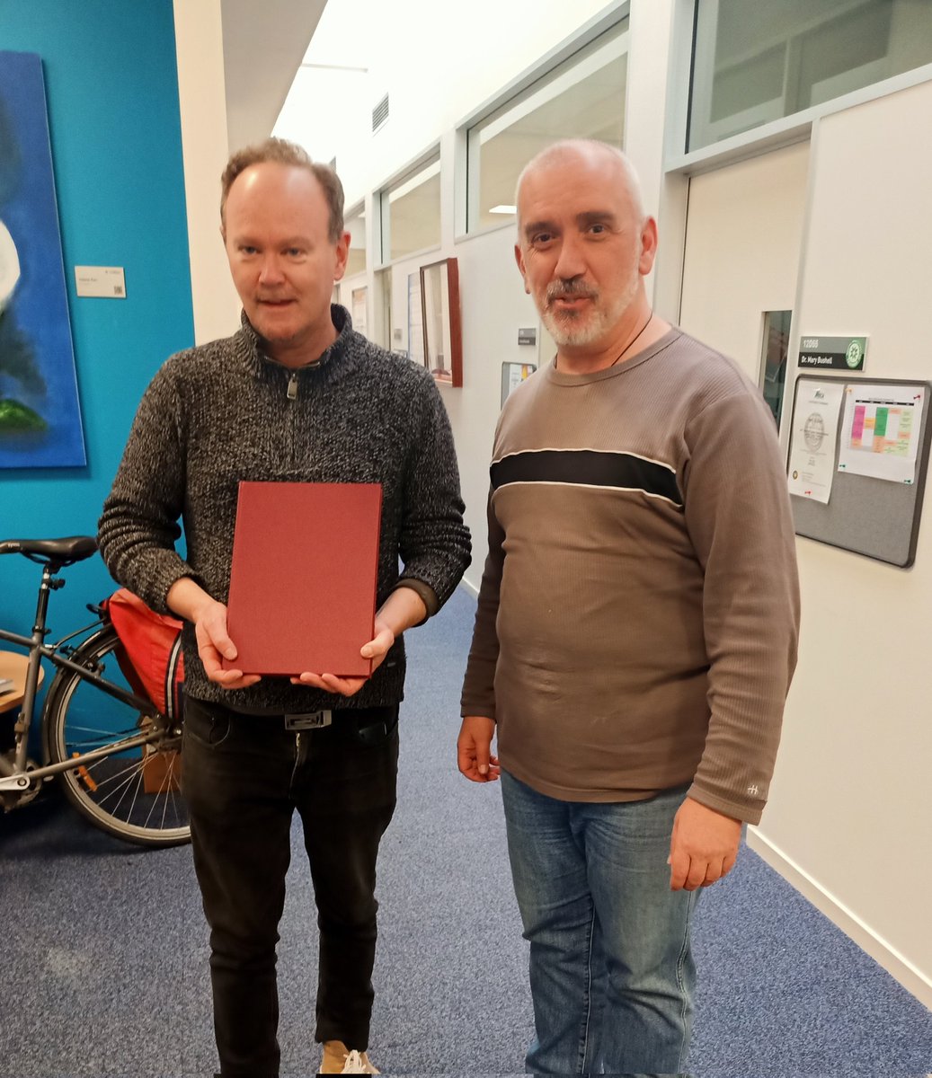 Prof Nenad Naumovski (PhD) (@naumovskinenad) on Twitter photo The smell of the freshly printed PhD thesis! Congratulations to Andrew Warrilow on successful completion of his PhD at the <a href="/FFNRLab/">FFNR Laboratory</a> <a href="/UC_RISE/">UCRISE</a> <a href="/UniCanberra/">University of Canberra</a> Digestive and metabolic hormonal mechanisms for the prevention of #T2DM. Great working with <a href="/KatePumpa/">Kate Pumpa</a>
#UniCBR The smell of the freshly printed PhD thesis! Congratulations to Andrew Warrilow on successful completion of his PhD at the <a href="/FFNRLab/">FFNR Laboratory</a> <a href="/UC_RISE/">UCRISE</a> <a href="/UniCanberra/">University of Canberra</a> Digestive and metabolic hormonal mechanisms for the prevention of #T2DM. Great working with <a href="/KatePumpa/">Kate Pumpa</a>
#UniCBR