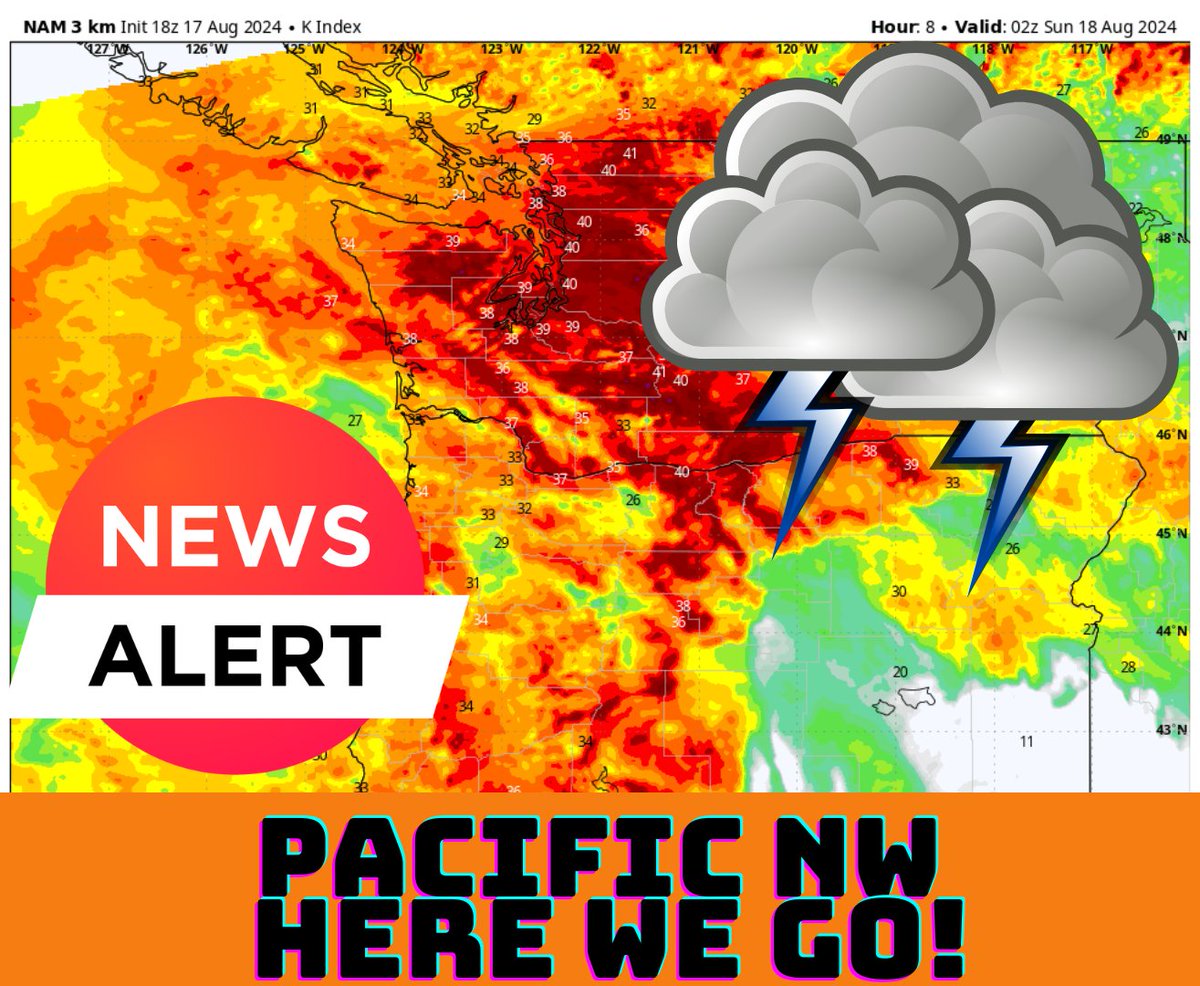 SeattleWXGuy's tweet photo. 330pm 8/17 Update! PNW Weather: Prepare Now! https://t.co/emNlIYkygg via @YouTube https://t.co/8ocevVa1c6