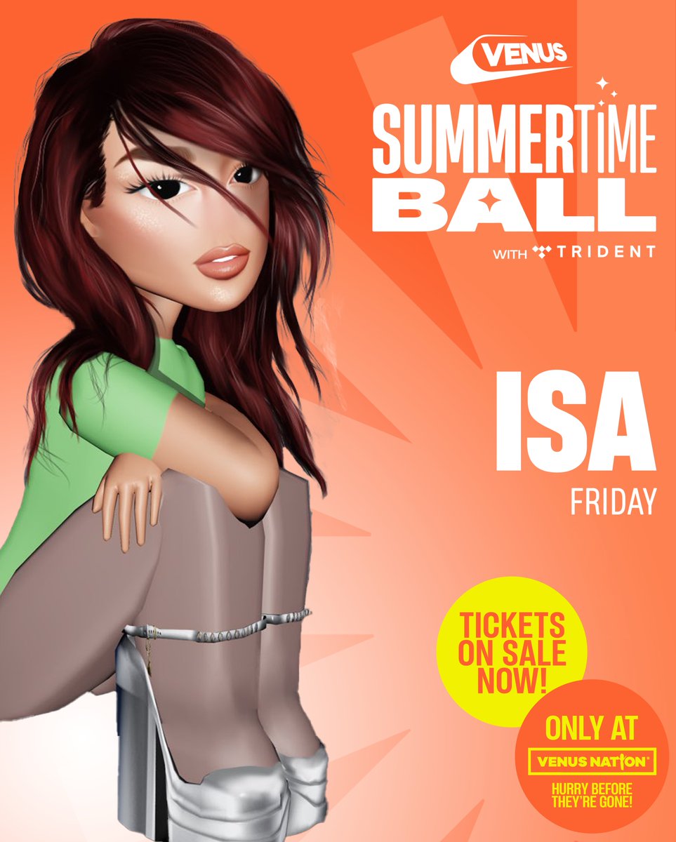 VenusEntUV's tweet photo. Get ready to groove as ISA lights up the stage at the 2024 Summertime Ball, hosted by Venus! With her electrifying energy and chart-topping hits, she's bringing the ultimate summer party vibes. #STB24
@isaofficiaI https://t.co/2pKQD5Tiog