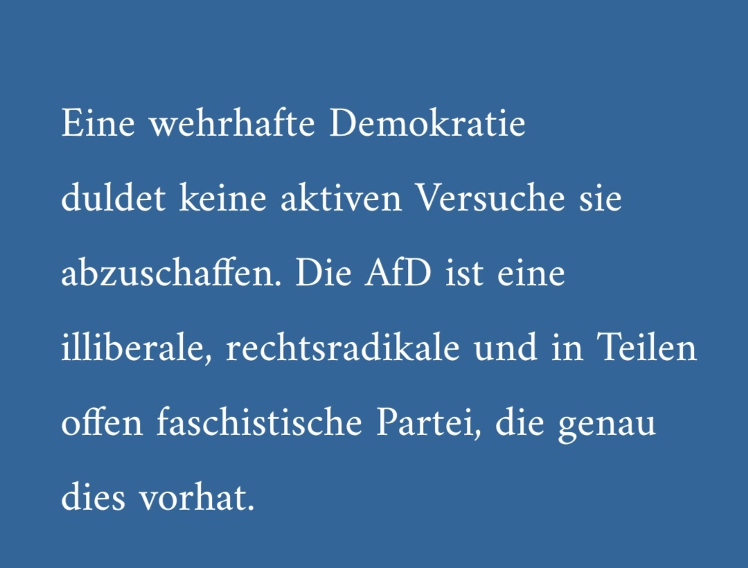 JrgBehlen's tweet photo. Stimmt. Punkt.
#AfDzerstoertDeutschland https://t.co/Nd2mYGFY4k