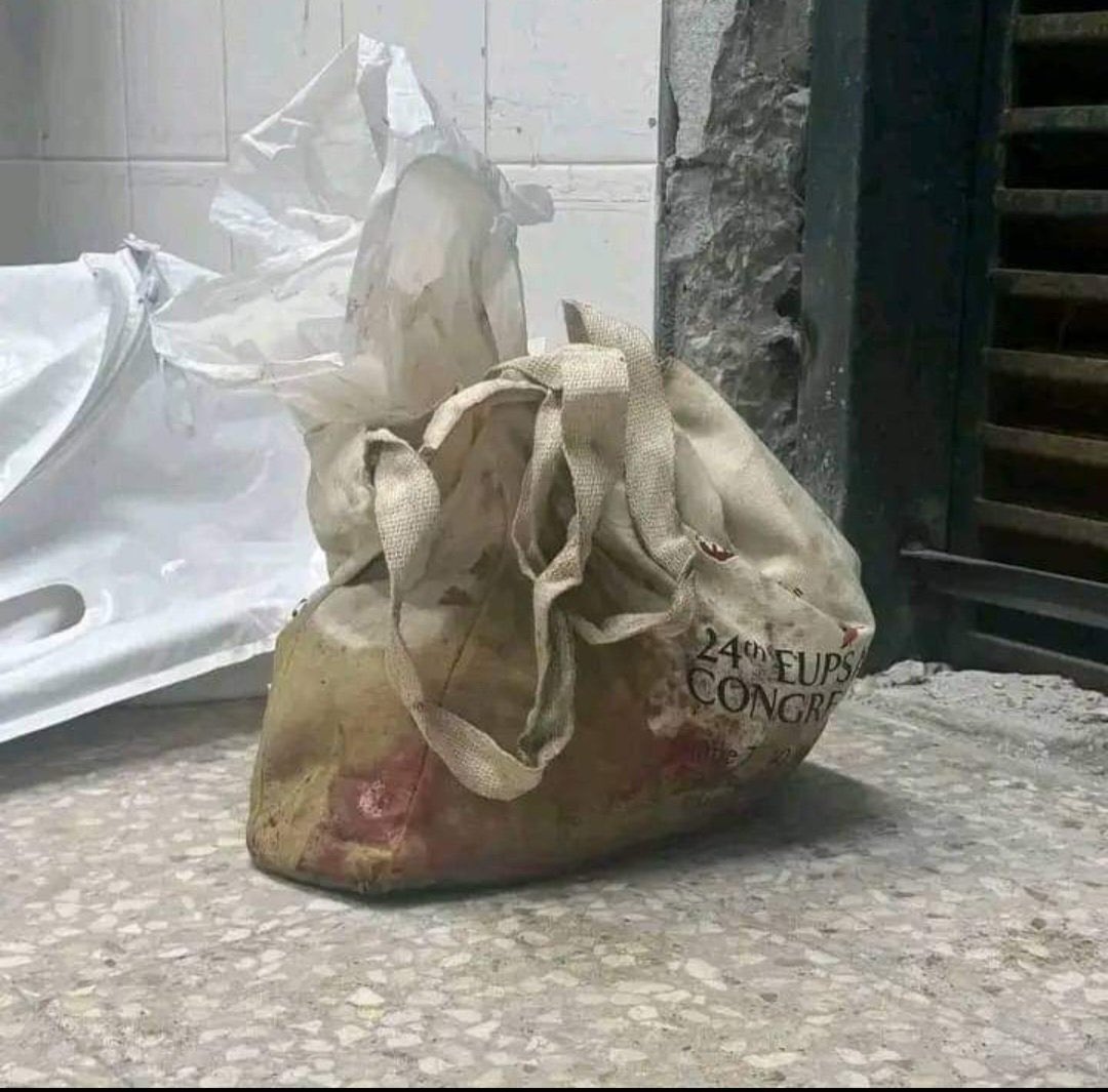 Gazzeli baba: 

"Bu çantada kızım var!!"