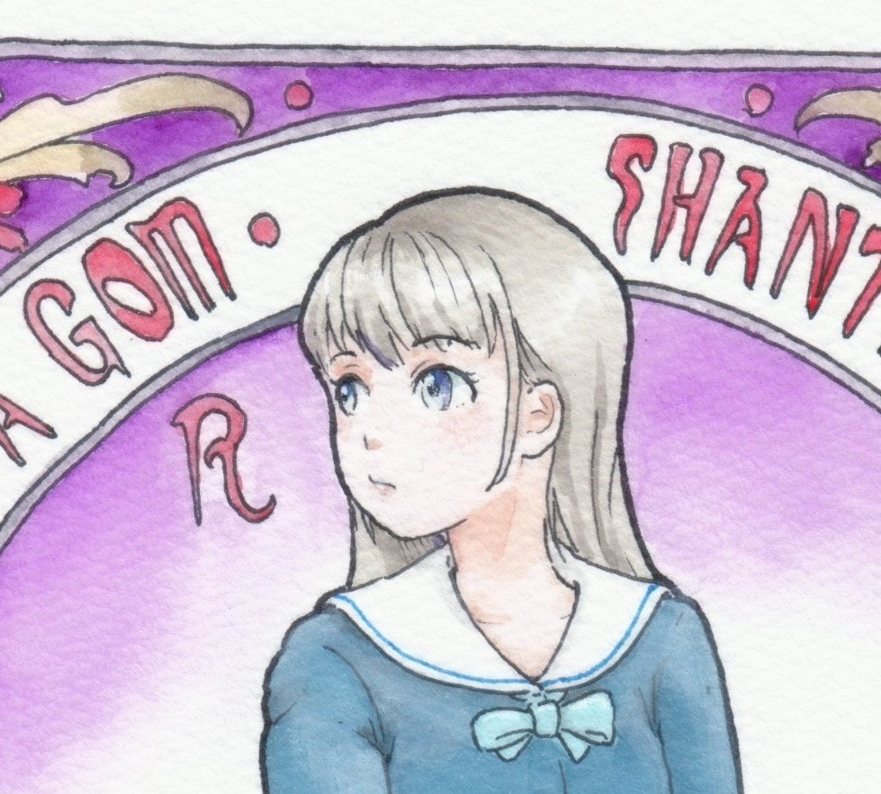 #お前が描いた創作女子を見せろ

「おうちのバイクちゃん」こと、那來(なくる)。バイク好きのお父さんがハーレーのナックルヘッドから名付けた。 