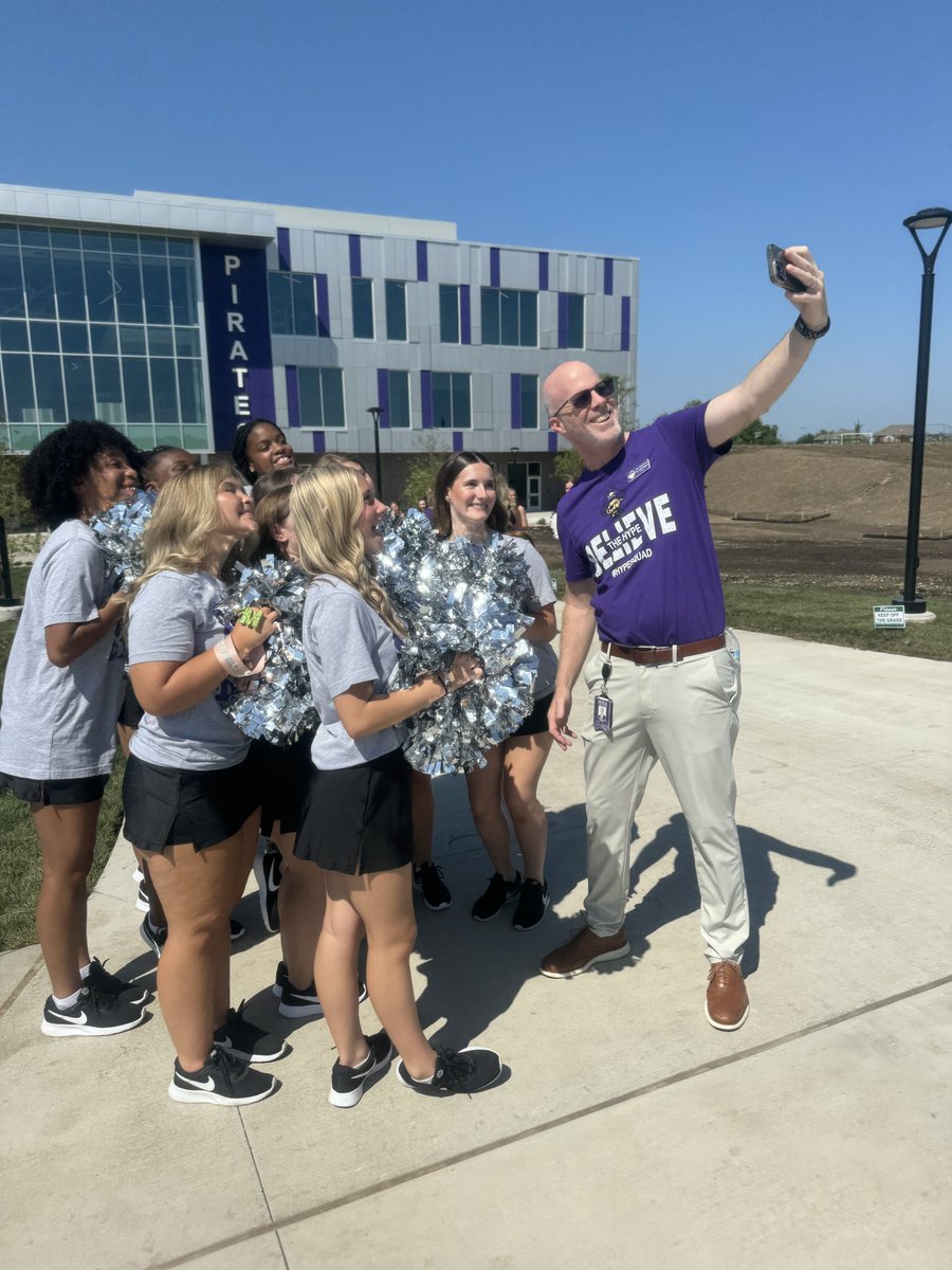 So glad to be part of the Grand Opening of the NEW PIPER HIGH SCHOOL!! 💜 We #BELIEVETHEHYPE and are ready for an awesome school year!