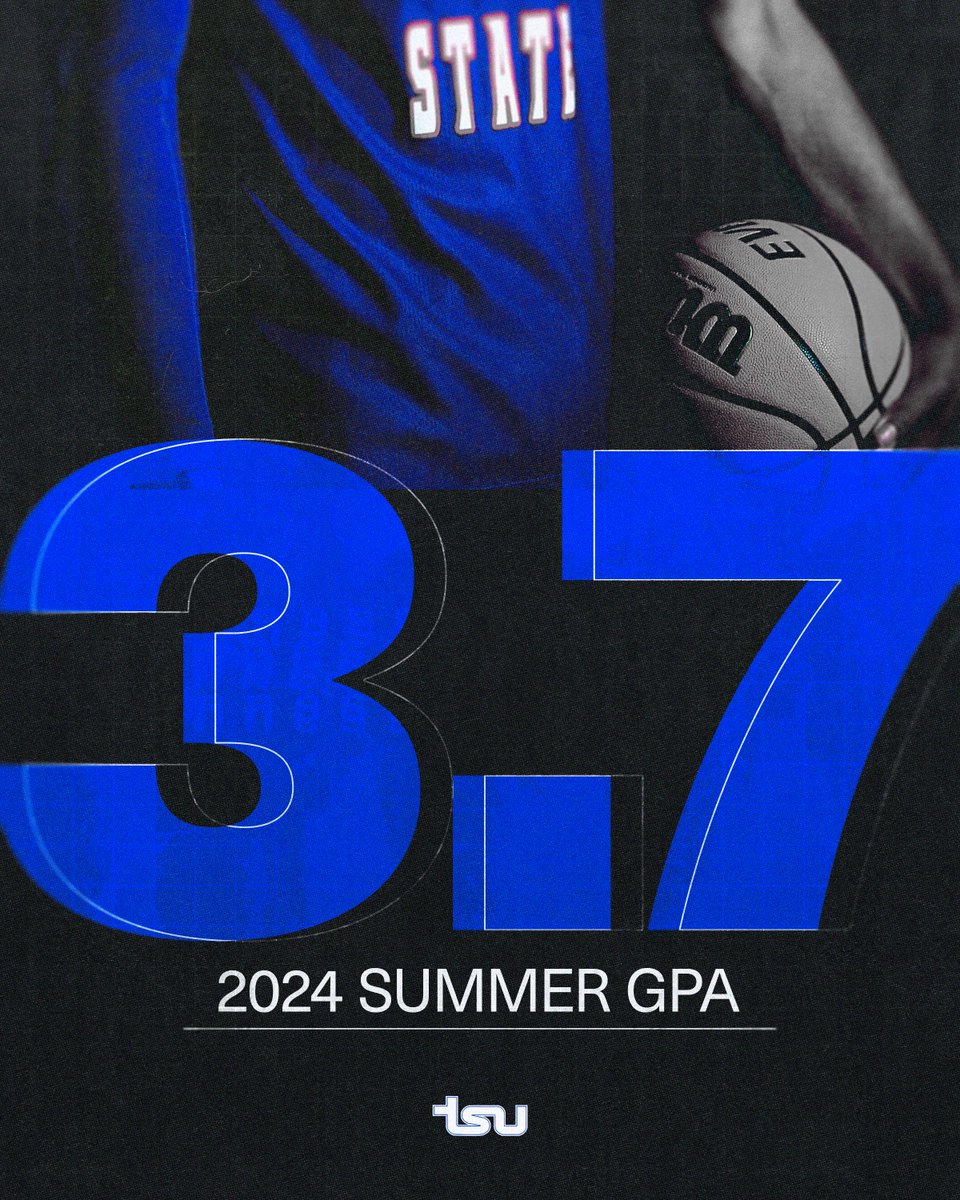 Tennessee State Men's Basketball (@tsutigersmbb) on Twitter photo Student-Athletes ๐ง ๐๐ 
Congrats to our guys for their outstanding academic success, posting a 3๏ธโฃ.7๏ธโฃ GPA over the Summer Semester! ๐ Putting in work on and off the court ๐ช
#RoarCity x #D2W Student-Athletes ๐ง ๐๐ 
Congrats to our guys for their outstanding academic success, posting a 3๏ธโฃ.7๏ธโฃ GPA over the Summer Semester! ๐ Putting in work on and off the court ๐ช
#RoarCity x #D2W