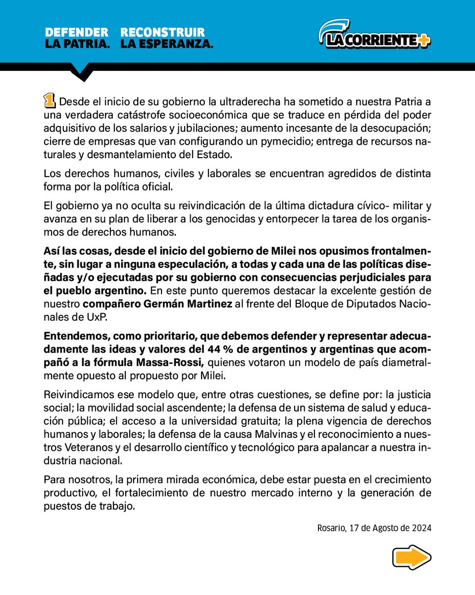 La Corriente ➕ tweet media
