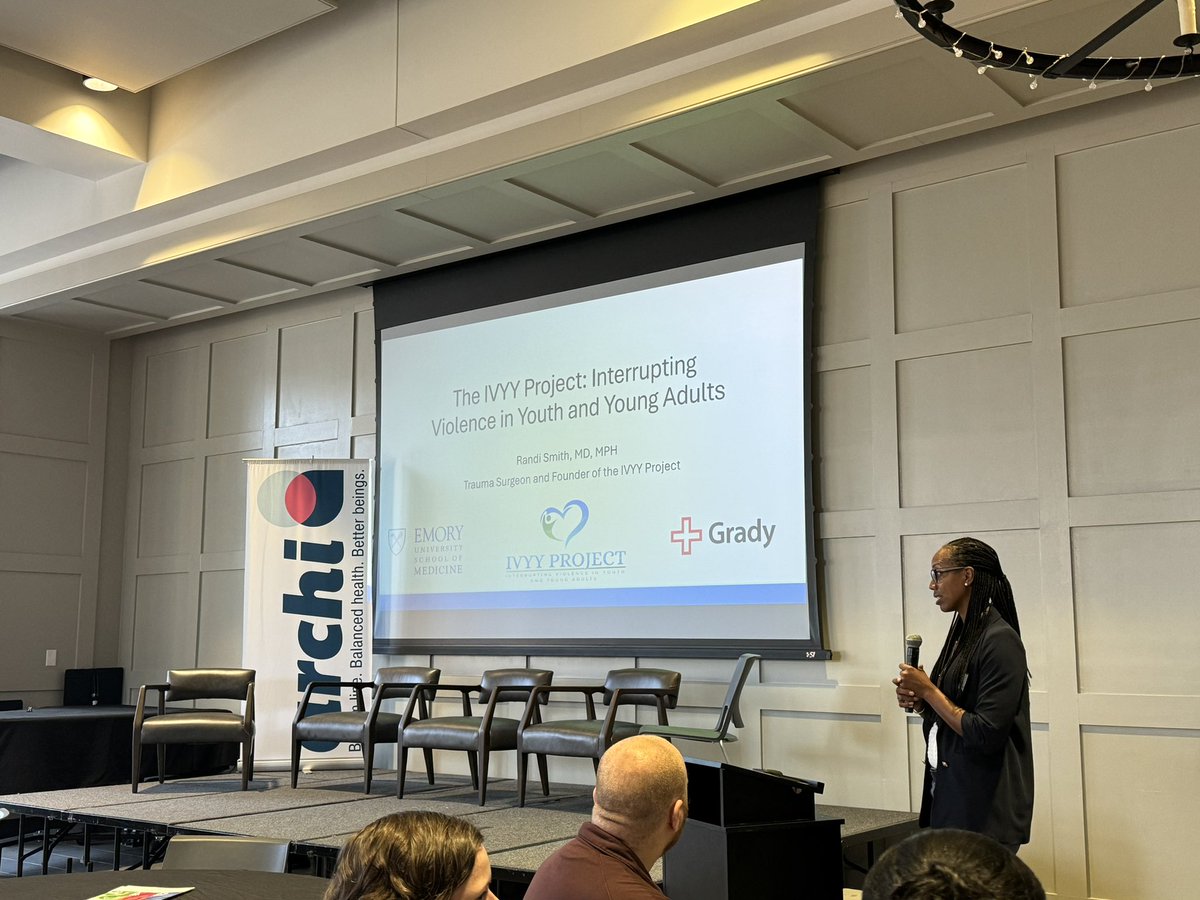 Randi Smith (@randismithmd) on Twitter photo Gun violence is a public health crisis. Thanks <a href="/archi_atlanta/">ARCHI</a> for inviting me to share about the IVYY Project <a href="/GradyHealth/">GradyHealth</a> & how hospital-based intervention programs are effective in reducing violence. We are stronger together.
<a href="/TheHAVI/">The HAVI</a> <a href="/EmorySurgery/">Emory Surgery</a> @CitiesUnites <a href="/MsmSurgery/">MSM Surgery</a> Gun violence is a public health crisis. Thanks <a href="/archi_atlanta/">ARCHI</a> for inviting me to share about the IVYY Project <a href="/GradyHealth/">GradyHealth</a> & how hospital-based intervention programs are effective in reducing violence. We are stronger together.
<a href="/TheHAVI/">The HAVI</a> <a href="/EmorySurgery/">Emory Surgery</a> @CitiesUnites <a href="/MsmSurgery/">MSM Surgery</a>