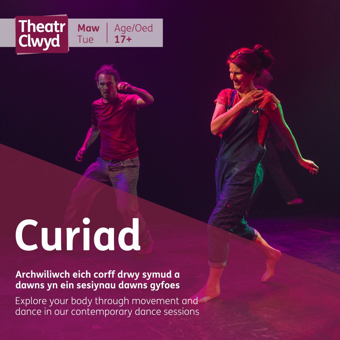 Take a look at some of our exciting workshops that are now available to book!

🔗 Book \ view all our workshops: theatrclwyd.com/take-part/work…
______
Cymerwch olwg ar rai o'n gweithdai cyffrous sydd nawr ar gael i'w harchebu!

🔗 Archebu \ gweld pob un gweithdu: theatrclwyd.com/cy/take-part/w…