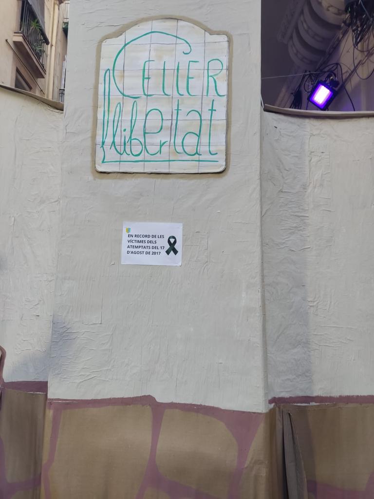 <a href="/CarrerLlibertat/">Carrer Llibertat</a>  en record a les victimes del 17/8/2017